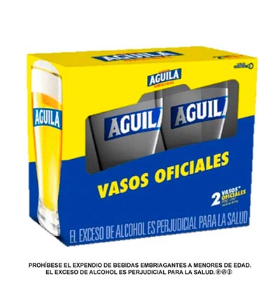 Vasos Cerveza Aguila