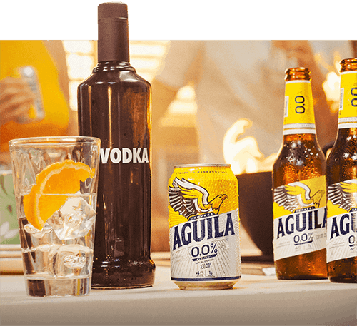 Cerveza Aguila cero