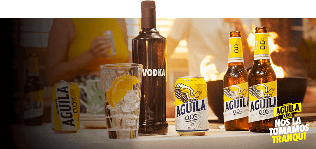 Cerveza Aguila cero