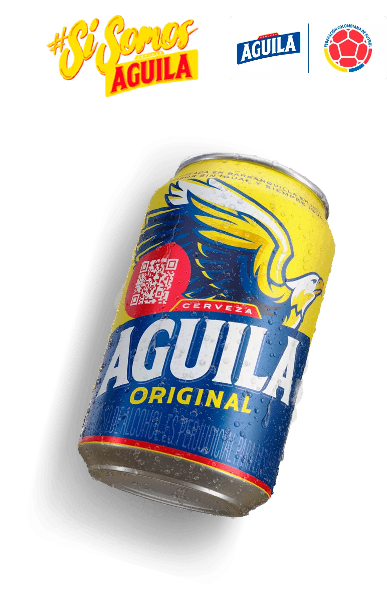 Cerveza Aguila en lata