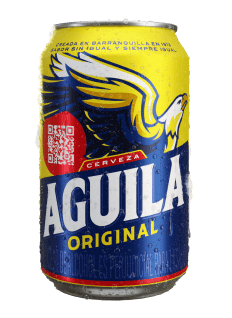 Lata  cerveza aguila