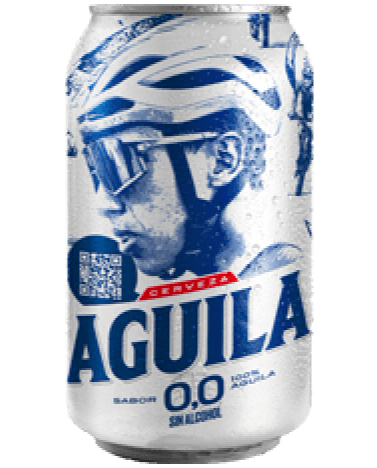 Cerveza aguila 0.0